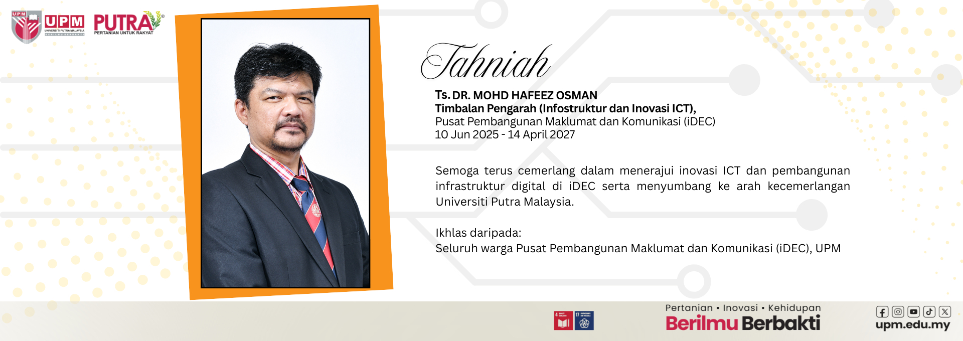 Congrats Dr. Hafeez